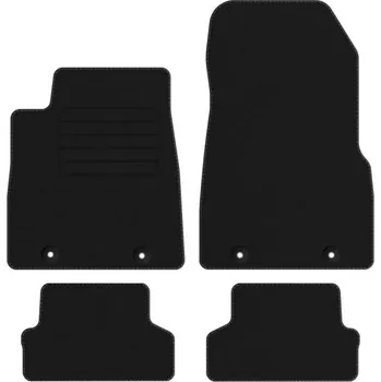 autokoberec Kobercové rohože Edecor velurové 4 ks