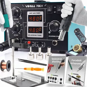 Páječka Přesná pájecí stanice YIHUA 706 II Horkovzdušná T12 Držák na pájecí pero pro servis