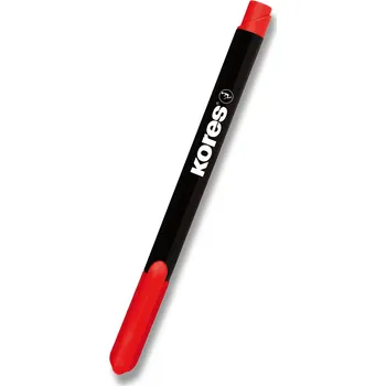 Kancelář Permanentní popisovač Kores K-Marker tenký - červený