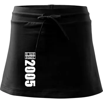 Dámská sukně Limited edition 2005 pruh - Sportovní sukně - two in one - XS ( Černá )