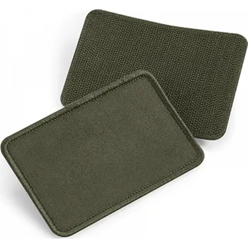 Kšiltovka Beechfield Snímatelný štítek na kšiltovku na suchý zip Barva: zelená vojenská, Velikost: 10 x 6,5 cm CB600