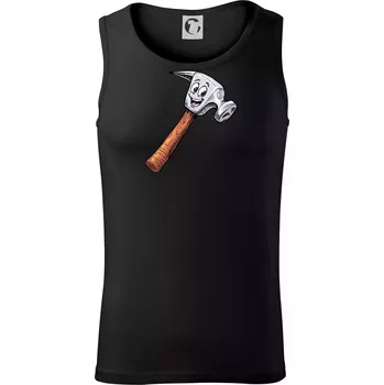 Pánské termoprádlo Parové triko - Kladivo a hřebík - Tílko pánské Core - M ( Černá )