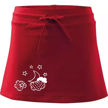 Dámská sukně Nebe - Dalekohled - Sportovní sukně - two in one - M ( Červená )