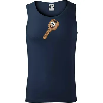 Parové triko - Zámek a klíč - Tílko pánské Core - 2XL ( Námořní modrá (velmi tmavá - téměř černá) )