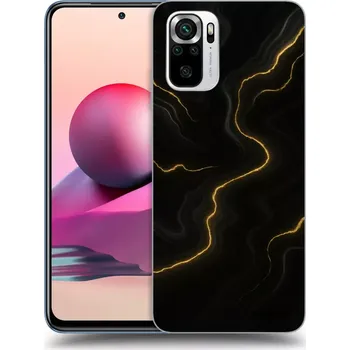Pouzdro na mobilní telefon Picasee silikonový průhledný obal pro Xiaomi Redmi Note 10S - Thunder