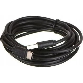 Datový kabel Kabel Pskom USB - USB typ C 3 m černý