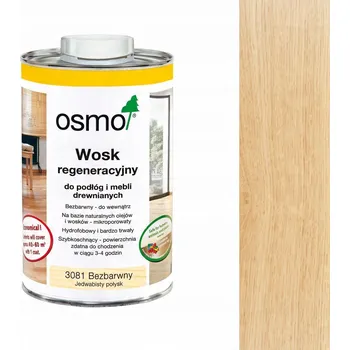 Olej na dřevo Osmo 3079 Regenerační Vosk 2,5 l bezbarvý, matný