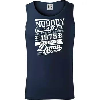 Nobody is perfect - 1975 - Tílko pánské Core - XL ( Námořní modrá (téměř černá) )