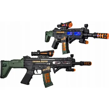 Dětská zbraň LASERY PRO PUŠKA ZVUKOVÝ ŘEMEN 50CM, E1932 EMAJ