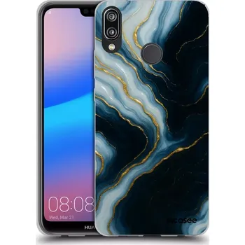 Pouzdro na mobilní telefon Picasee silikonový černý obal pro Huawei P20 Lite - Luna