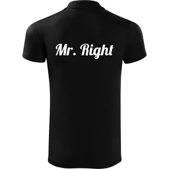 Pánská košile Mr Right - Polokošile Victory sportovní (dresovina) - S ( Černá )
