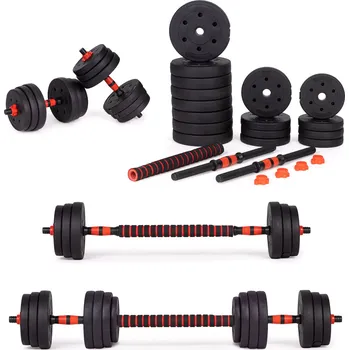 Sport Nastavitelná činka 30 kg sada s tyčí