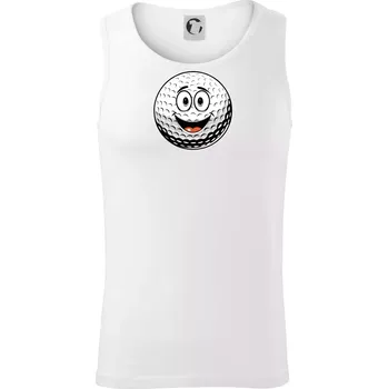 Parové triko - Golfová hůl a míček - Tílko pánské Core - 2XL ( Bílá )