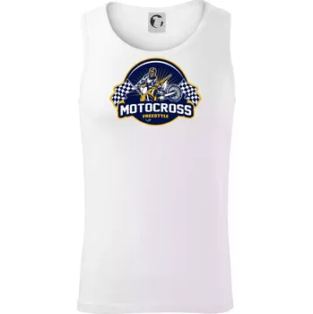 Pánské termoprádlo Motocross freestyle kruh - Tílko pánské Core - S ( Bílá )