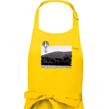 Kuchyňská zástěra Retro Čerchov - Dámská zástěra na vaření - Univerzální velikost ( Žlutá )