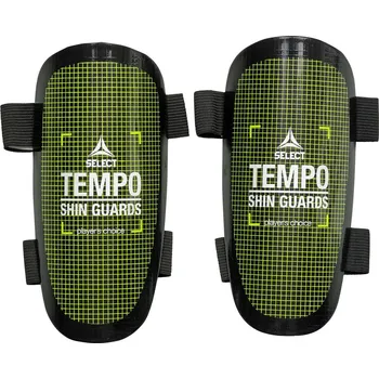 Fotbalový chránič Fotbalové chrániče Select Shin Guard Tempo černo zelená Velikost: M