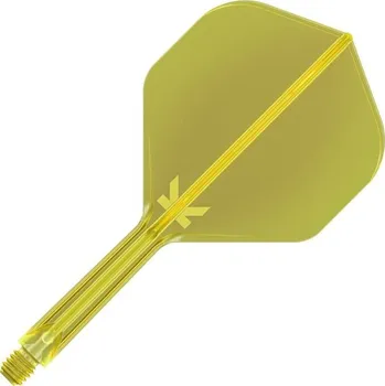 Příslušenství pro šipky Target - darts Letky K-Flex Neon - No2 - Midi - Yellow TRG410053