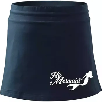 Dámská sukně His Mermaid - Sportovní sukně - two in one - M ( Námořní modrá (velmi tmavá - téměř černá) )