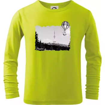 Dětská móda Retro Praděd - Triko dětské Long Sleeve - 146 cm/10 let ( Limetková )