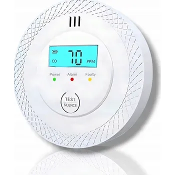 Detektor CO DETEKTOR OXIDU UHELNATÉHO LCD DISPLEJ BEZDRÁTOVÝ