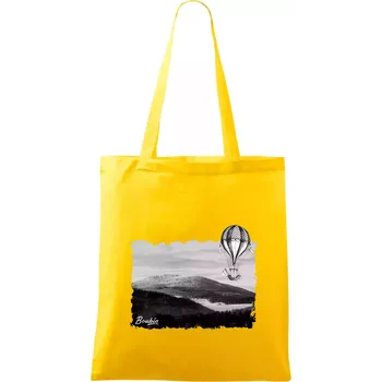 Retro Boubín - Taška bavlněná - 42 x 38 cm ( Žlutá )