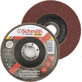 Brusný kotouč BRUSNÝ KOTOUČ PŘÍMÝ LAMELOVÝ KOTOUČ 125 Zrnitost 100 LAMELY SCHMITH