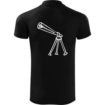 Pánská košile Nebe - Dalekohled - Polokošile Victory sportovní (dresovina) - L ( Černá )