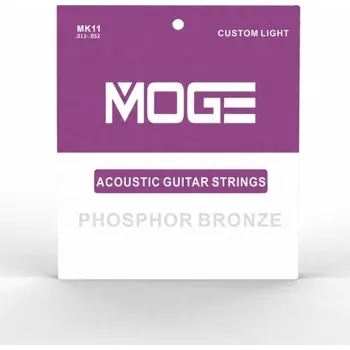 Struna pro kytaru a smyčcový nástroj MOGE MK11 - Struny pro akustickou kytaru 11-52