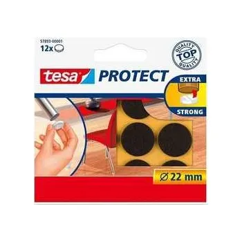 Lepicí páska Plstěné samolepicí podložky "Protect 57893", hnědá, 22 mm, TESA,rychlé dodání