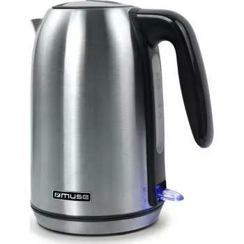 Rychlovarná konvice Rychlovarná konvice Muse MS-015BS 2200 W, 1,7 l, stříbrná/šedá