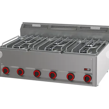 Sporák RM GASTRO Sporák plynový SP 90 GL BASIC 6 zón RedFox