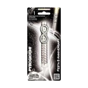 Svíčka Dortová fontána číslo "8" [1 ks],rychlé dodání