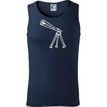 Nebe - Dalekohled - Tílko pánské Core - L ( Námořní modrá (velmi tmavá - téměř černá) )