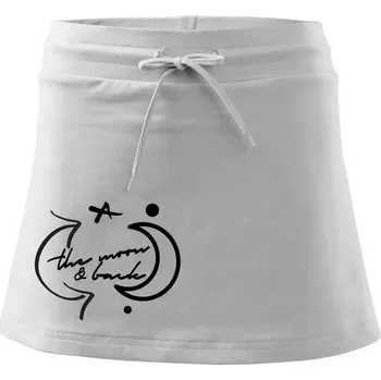 Dámská sukně The moon and back - Sportovní sukně - two in one - M ( Bílá )