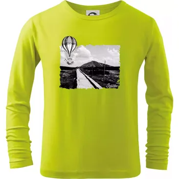 Dětská móda Retro Sněžka - Triko dětské Long Sleeve - 122 cm/6 let ( Limetková )