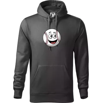 Pánská mikina Parové triko - baseballová pálka a míček - Mikina pánská Cape s kapucí - 5XL ( Tmavá břidlice (šedá se zeleným nádechem) )