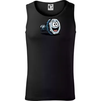 Parové triko - Šroub a matka - Tílko pánské Core - 2XL ( Černá )