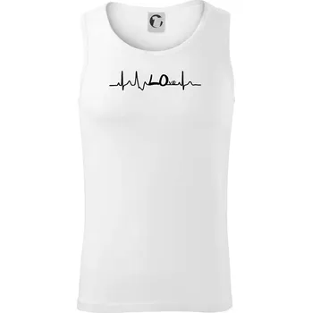 EKG LOVE párové - Tílko pánské Core - 2XL ( Bílá )