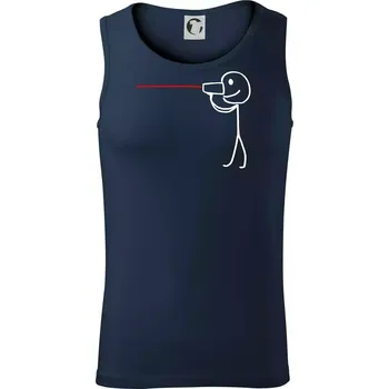 Láska telefon - Tílko pánské Core - 2XL ( Námořní modrá (velmi tmavá - téměř černá) )