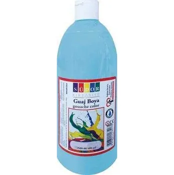 Výtvarná barva Temperová barva, světle modrá, 500ml, Südor,rychlé dodání
