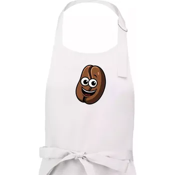 Kuchyňská zástěra Parové triko - Hrnek a káva - Dámská zástěra na vaření - Univerzální velikost ( Bílá )