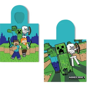 Dětské pončo Minecraft 55x110cm Faro
