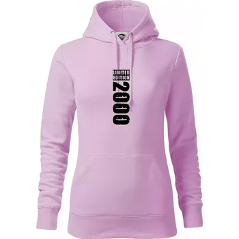 Dámská mikina Limited edition 2000 pruh - Mikina dámská Cape s kapucí - XS ( Orchid )