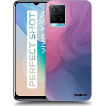 Pouzdro na mobilní telefon Picasee silikonový černý obal pro Vivo Y33s - Silk