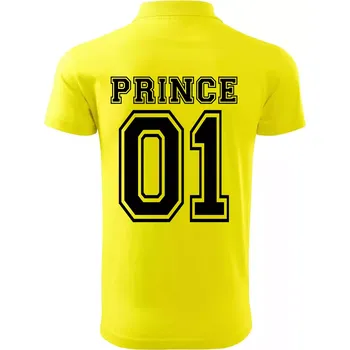 Pánská košile Prince 01 - Polokošile pánská Pique Polo 203 - 5XL ( Citrónová )