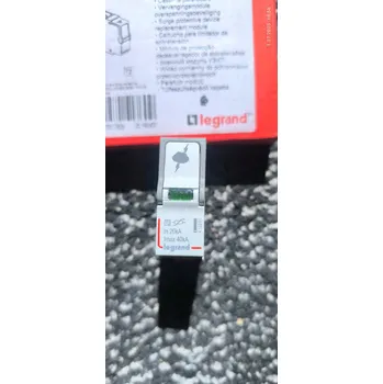 vypínač LEGRAND VLOŽKA OMEZOVAČE PŘEPĚTÍ T2 40kA 412301