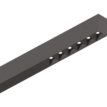 Bodové svítidlo FLUO ACCENT lineární svítidlo LED 30W 2750lm 3000K 30° On-Off CRI80 120,5cm IP20, černé