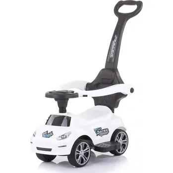 Odrážedlo Chipolino odrážedlo s vodicí tyčí Turbo – White