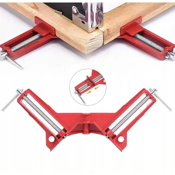 Truhlářská svěrka SVĚRKA TRUHLÁŘSKÁ ROHOVÁ SVĚRKA ÚHELNÍK UCHYCOVACÍ SVĚRKA ROHOVÁ 75 MM HLINÍKOVÁ