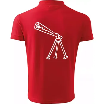 Pánská košile Nebe - Dalekohled - Polokošile pánská Pique Polo 203 - 2XL ( Červená )